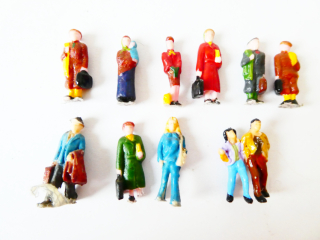 H0 SET Figurky 10 ks - Cestující