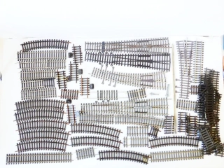 H0 PILZ SET 35 ks Koleje použité + výhybky a pražce (viz foto)