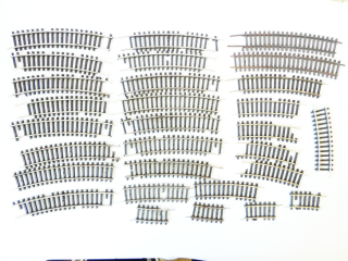 H0 PIKO SET 29 ks Koleje použité s poškozením pražců