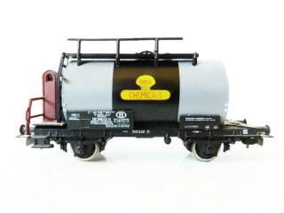 H0 PIKO Cisternový vůz 501 348 SHELL CHEMICALS s budkou brzdaře Belgie SNCB/NMBS 