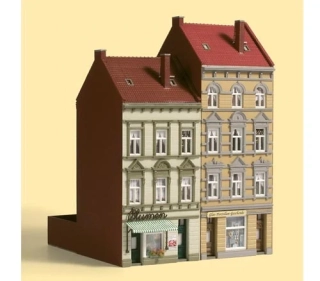 H0 Auhagen 11392 Dva městské domy "Schmidtstrasse 13/15" NOVÁ STAVEBNICE NEOTEVŘENÁ