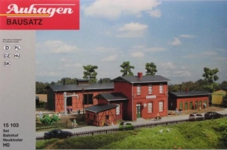 H0 Auhagen 15103 Stavebnice Nádraží Neukloster - NOVÁ STAVEBNICE NEOTEVŘENÁ