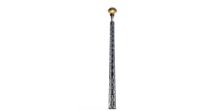 TT BRAWA 4744 Stožárová lampa pro kolejiště (příhradový stožár) 104 mm NOVÁ NEPOUŽITÁ v orig. balení