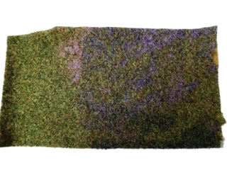 Koberec s růžovými skvrnami 22,5 x 12,5 cm