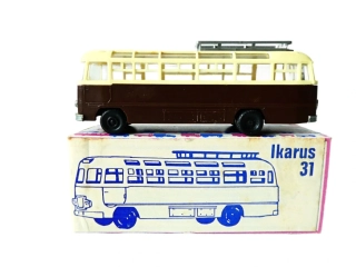 H0 VEB Berlinplast - Autobus Ikarus 31 v orig. krabičce TOP STAV