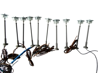 TT VERO Pouliční lampa 5 cm SET 10 ks PĚKNÝ STAV