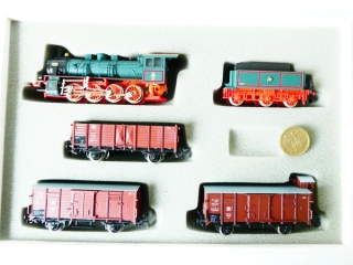 H0/PIKO Historická sada Länderbahnzug 1913 BR 55 K.P.E.V. – SBĚRATELSKÝ STAV - NEPOUŽÍVANÁ v originální krabici včetně průvodního listu