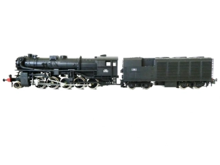 H0 PIKO Parní lokomotiva BR 52 150.Y.1993 SNCF  s vanovým tendrem OSVĚTLENÁ TOP STAV RARITA!!