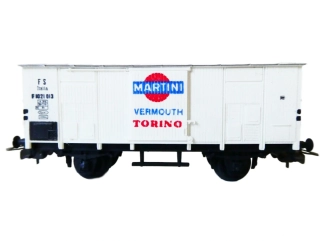 H0 PIKO Chladírenský vůz MARTINI VERMOUTH TORINO FS Italia TOP STAV NEPOUŽÍVANÝ