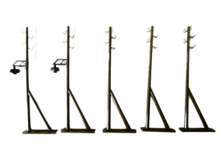 TT/H0 VERO SET 5 ks Sloup telegrafního vedení 8 cm