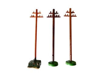 TT VERO SET 3 ks Sloup telegrafního vedení 7 cm