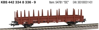 H0 MEHANO Hobby T632/54781 - Klanicový vůz 442 334 8 336-9 KBS - NOVÝ V KRABIČCE - NEVYBALENÝ orig. zabalený včetně přebalové průhledné folie