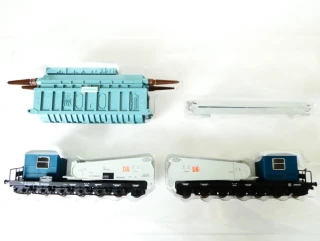 H0 Liliput 240635 Vůz na přepravu nadrozměrných nákladů s transformátorem Siemens 14-ti osý DB NOVÝ NEPOUŽITÝ v originální krabici